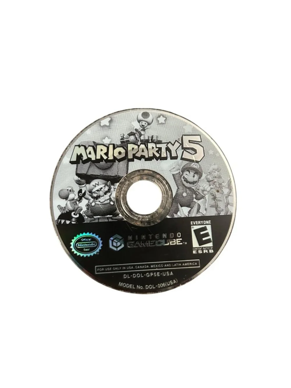 Mario Party 5 Game Disc For Nintendo GameCube Tested & Working E For Everyone